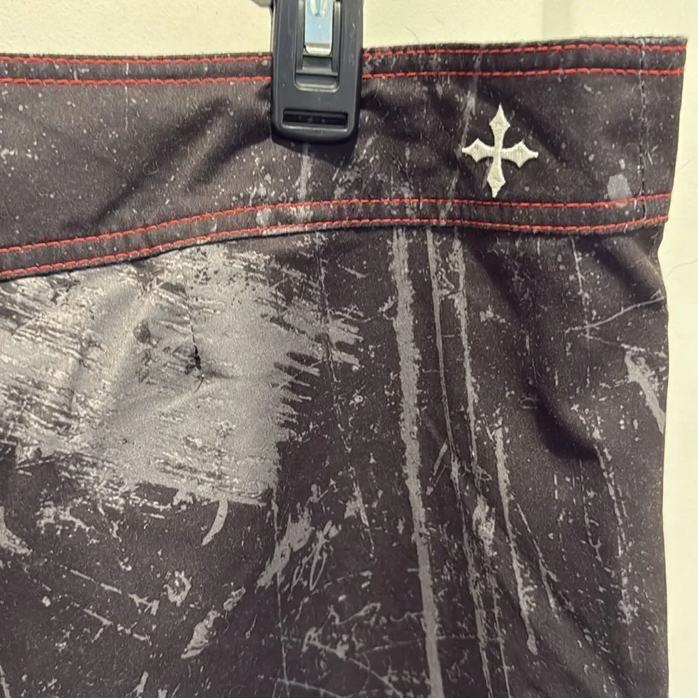 Affliction Men's Boardshorts Royal Chromatic Surf Swimming Trunk, Size 38